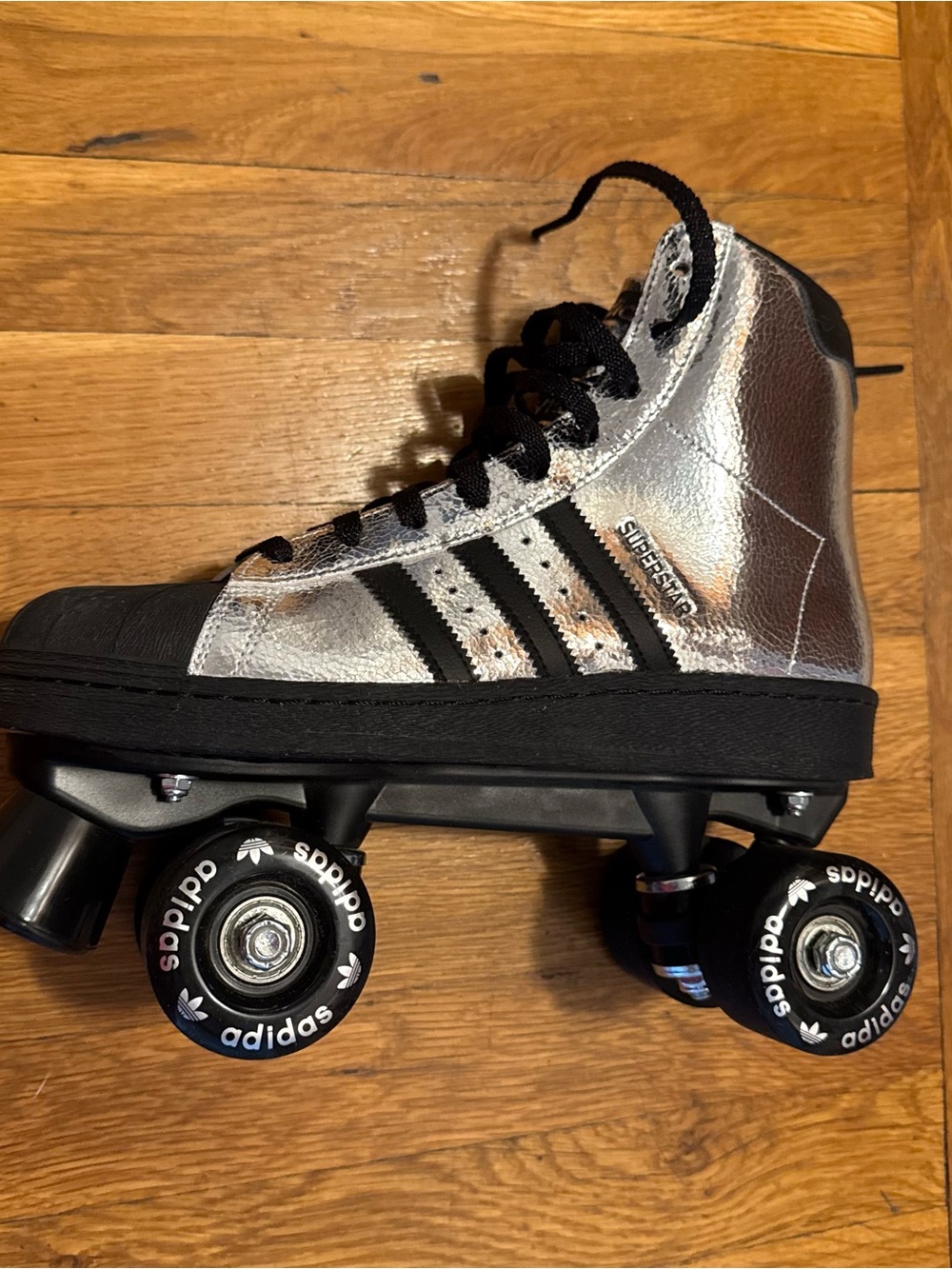 Adidas Superstar Silver High-Top Roller Skates - Picture 8 of 15